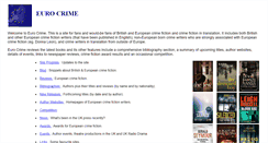 Desktop Screenshot of eurocrime.co.uk