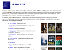 Tablet Screenshot of eurocrime.co.uk